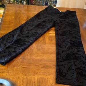 Cach’e Womens Black Patterned Pants